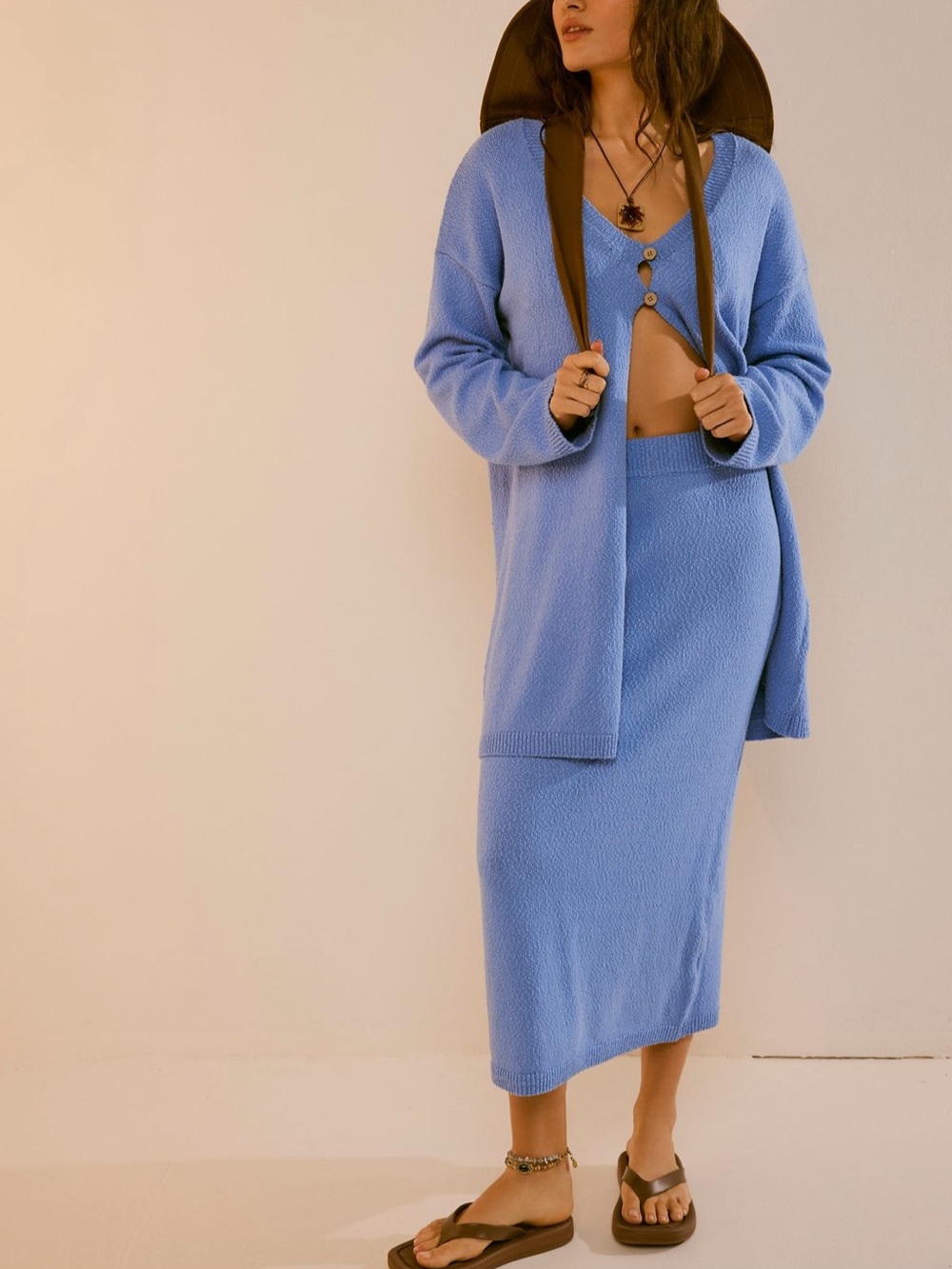 Free people Tamara sweater set